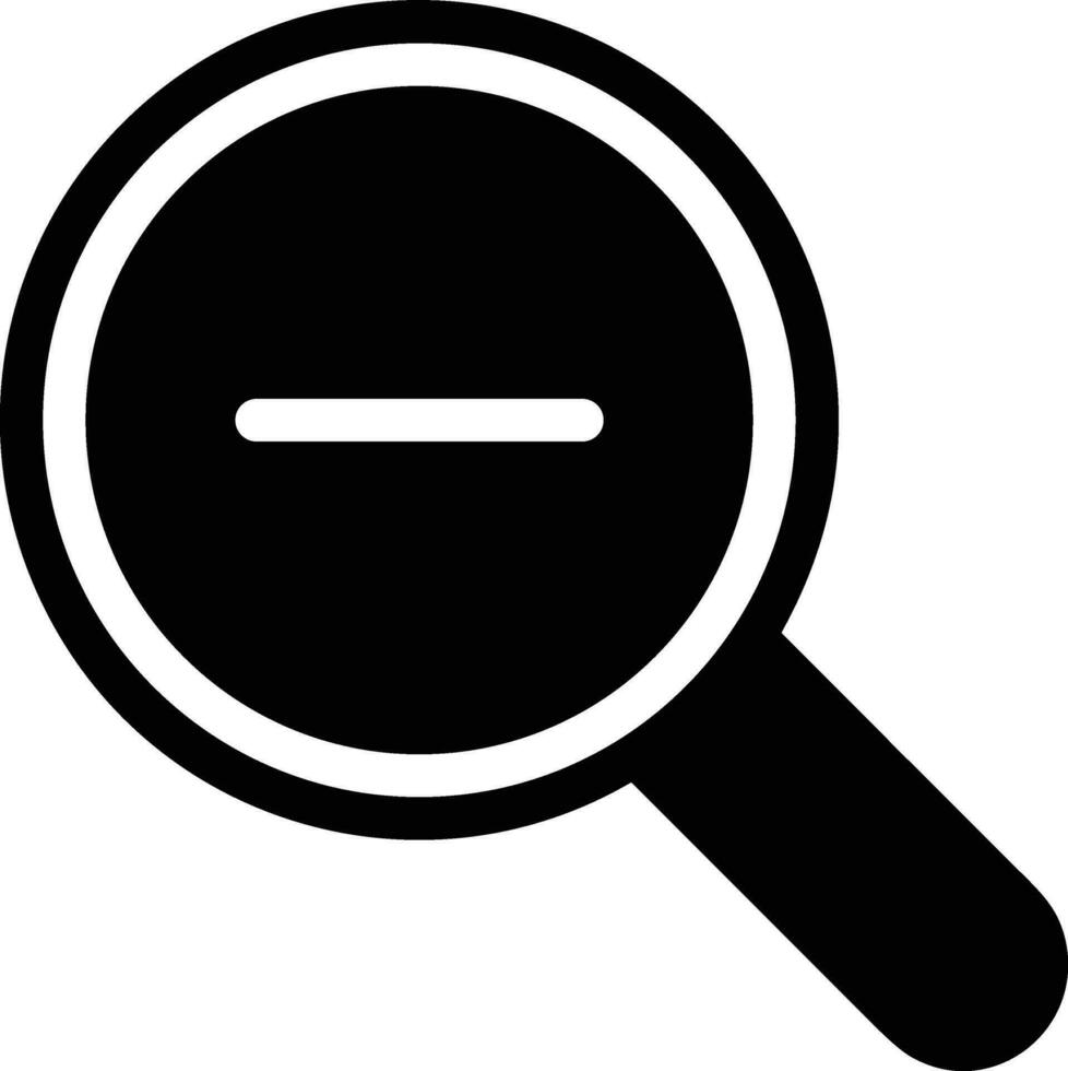 Zoom find icon symbol image vector. Illustration of the search lens design image vector