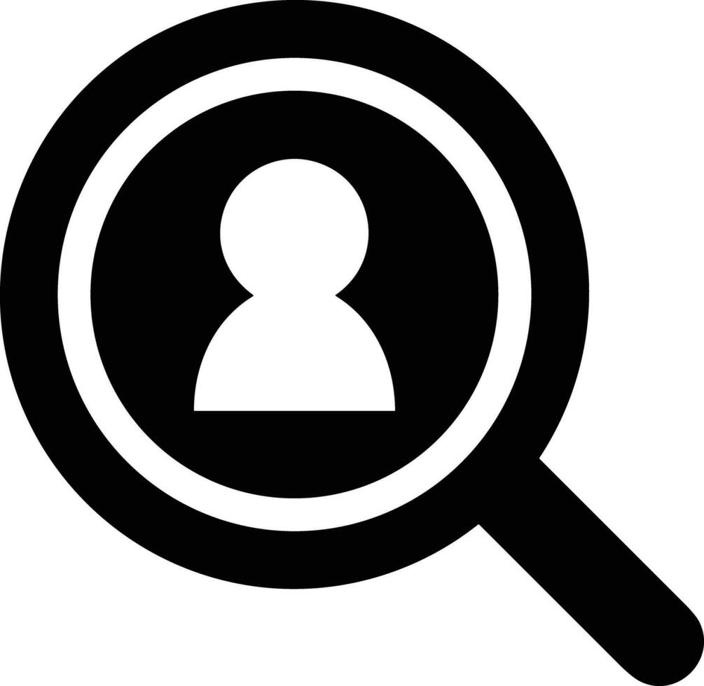 Zoom find icon symbol image vector. Illustration of the search lens design image vector