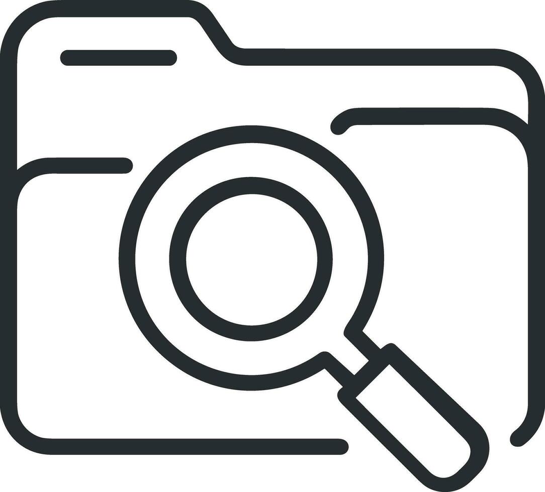 Zoom find icon symbol image vector. Illustration of the search lens design image vector