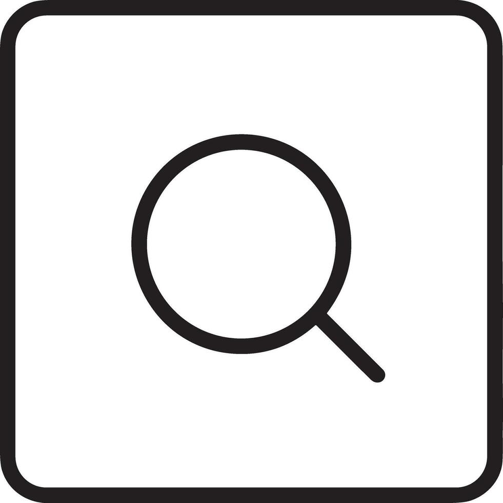 Zoom find icon symbol image vector. Illustration of the search lens design image vector