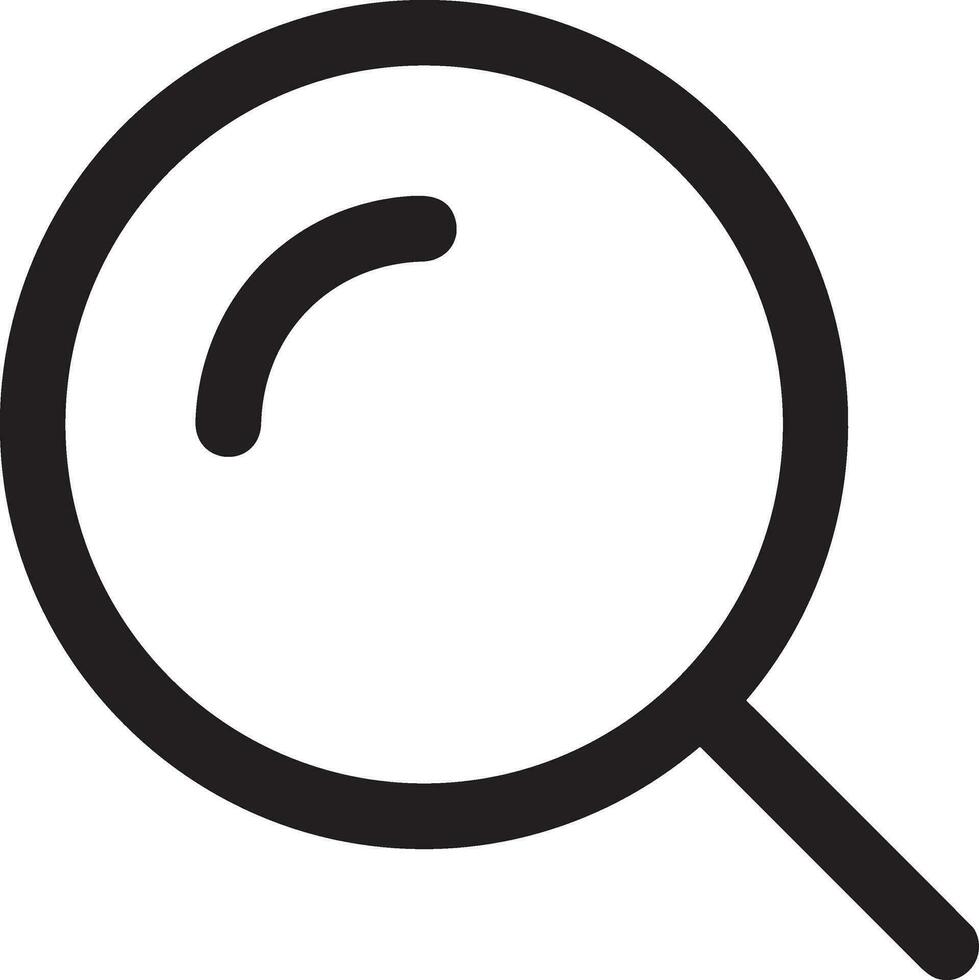 Zoom find icon symbol image vector. Illustration of the search lens design image vector