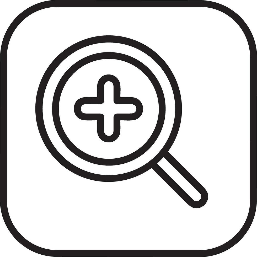 Zoom find icon symbol image vector. Illustration of the search lens design image vector