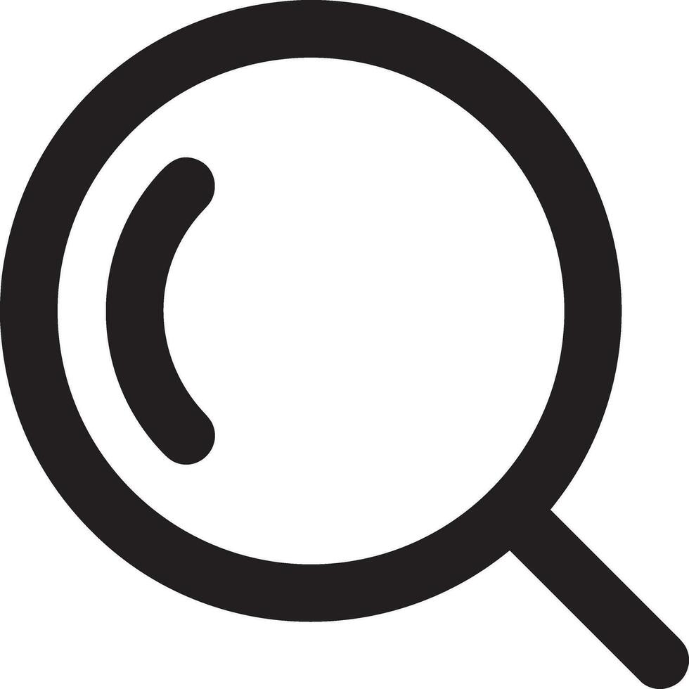 Zoom find icon symbol image vector. Illustration of the search lens design image vector