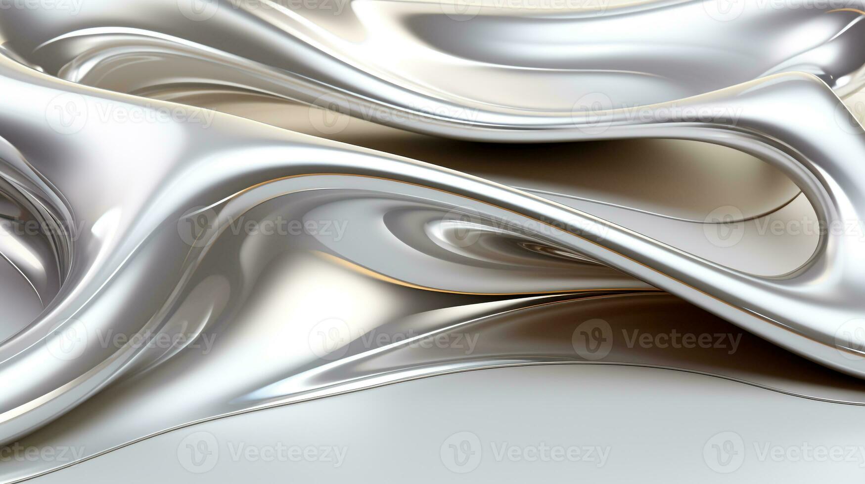 Elegant silver background ai photo