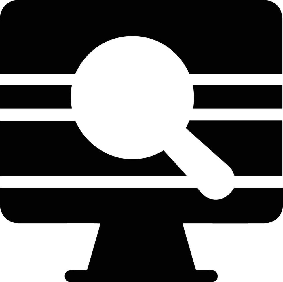Zoom find icon symbol image vector. Illustration of the search lens design image vector