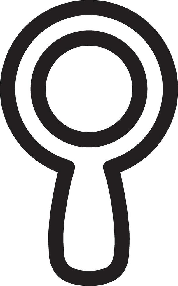 Zoom find icon symbol image vector. Illustration of the search lens design image vector