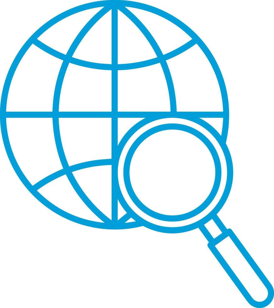 Zoom find icon symbol image vector. Illustration of the search lens design image vector