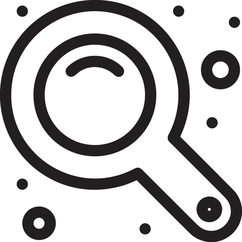 Zoom find icon symbol image vector. Illustration of the search lens design image vector