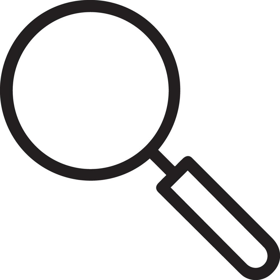 Zoom find icon symbol image vector. Illustration of the search lens design image vector