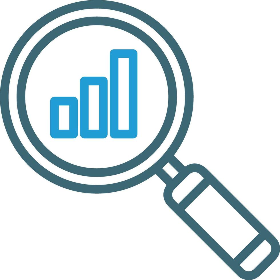 Zoom find icon symbol image vector. Illustration of the search lens design image vector