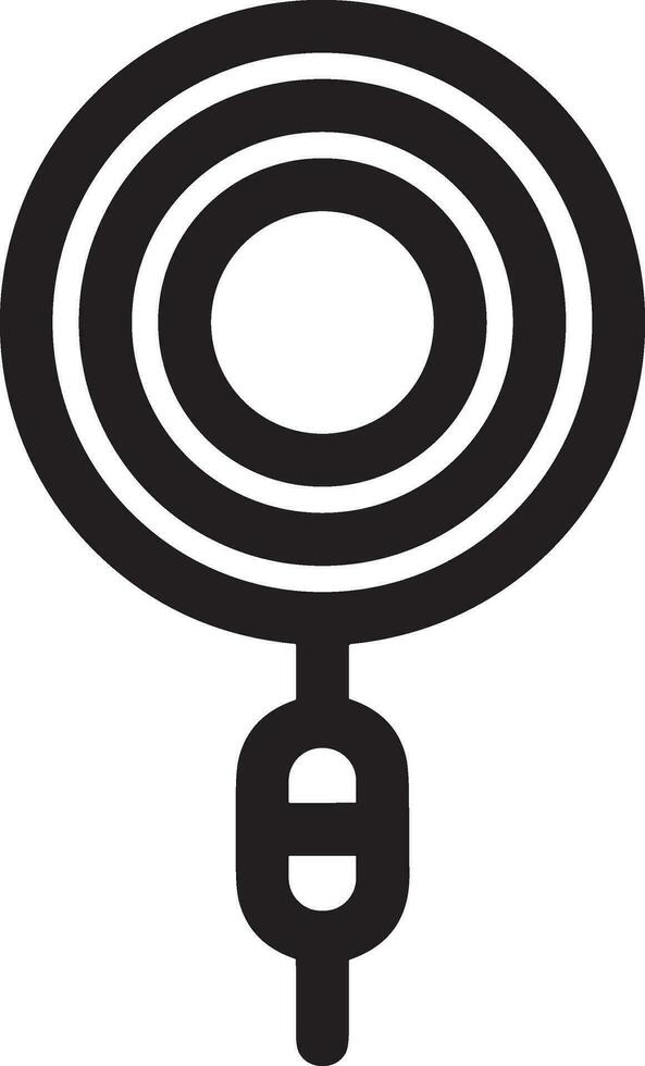 Zoom find icon symbol image vector. Illustration of the search lens design image vector