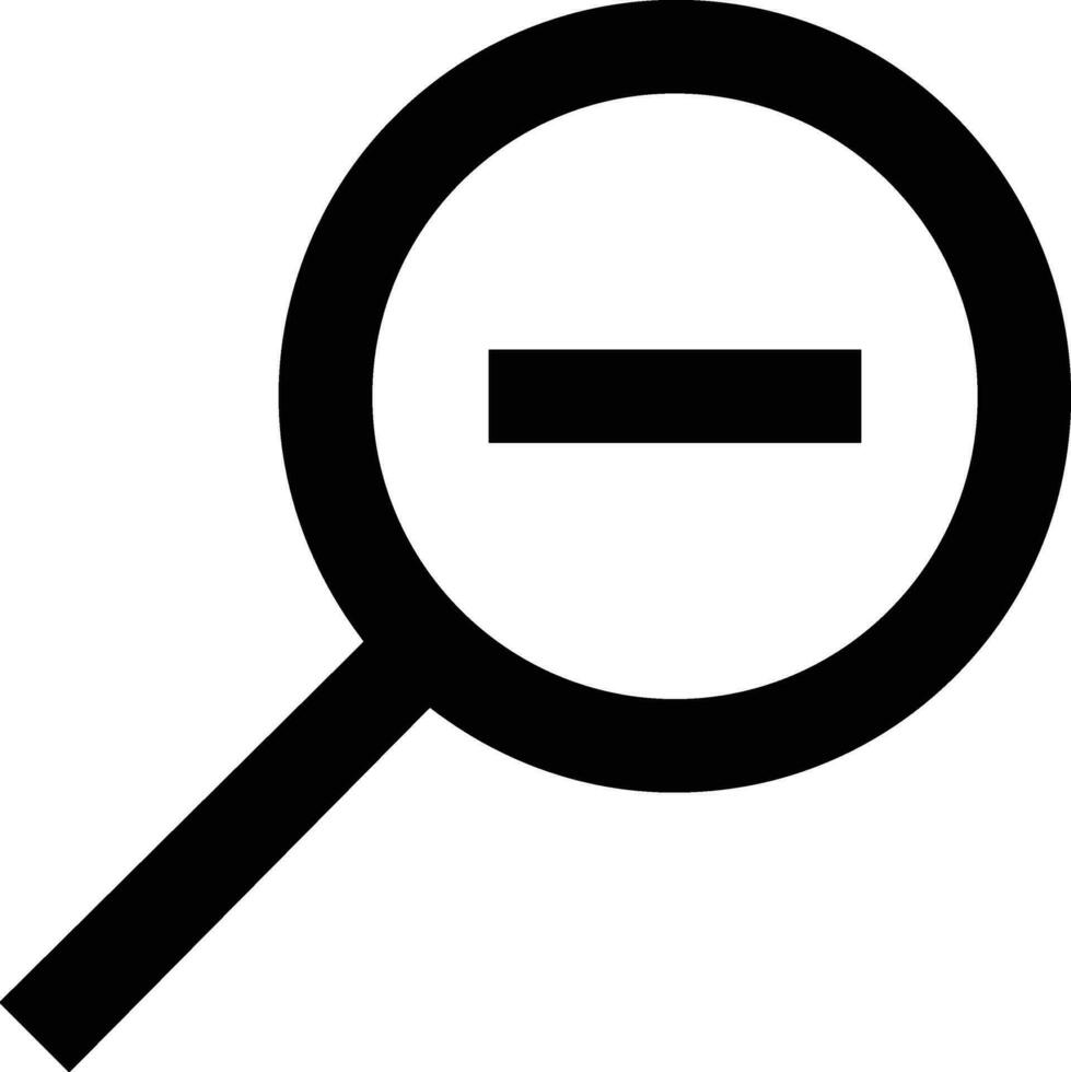 Zoom find icon symbol image vector. Illustration of the search lens design image vector