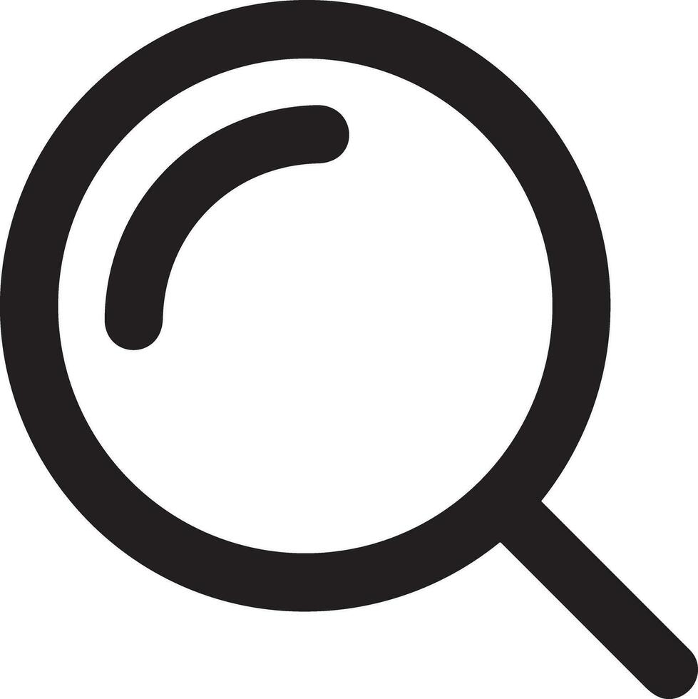 Zoom find icon symbol image vector. Illustration of the search lens design image vector