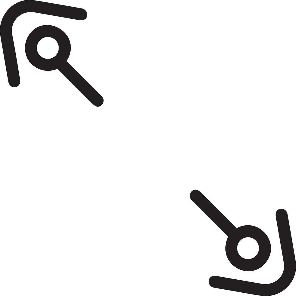 Zoom find icon symbol image vector. Illustration of the search lens design image vector