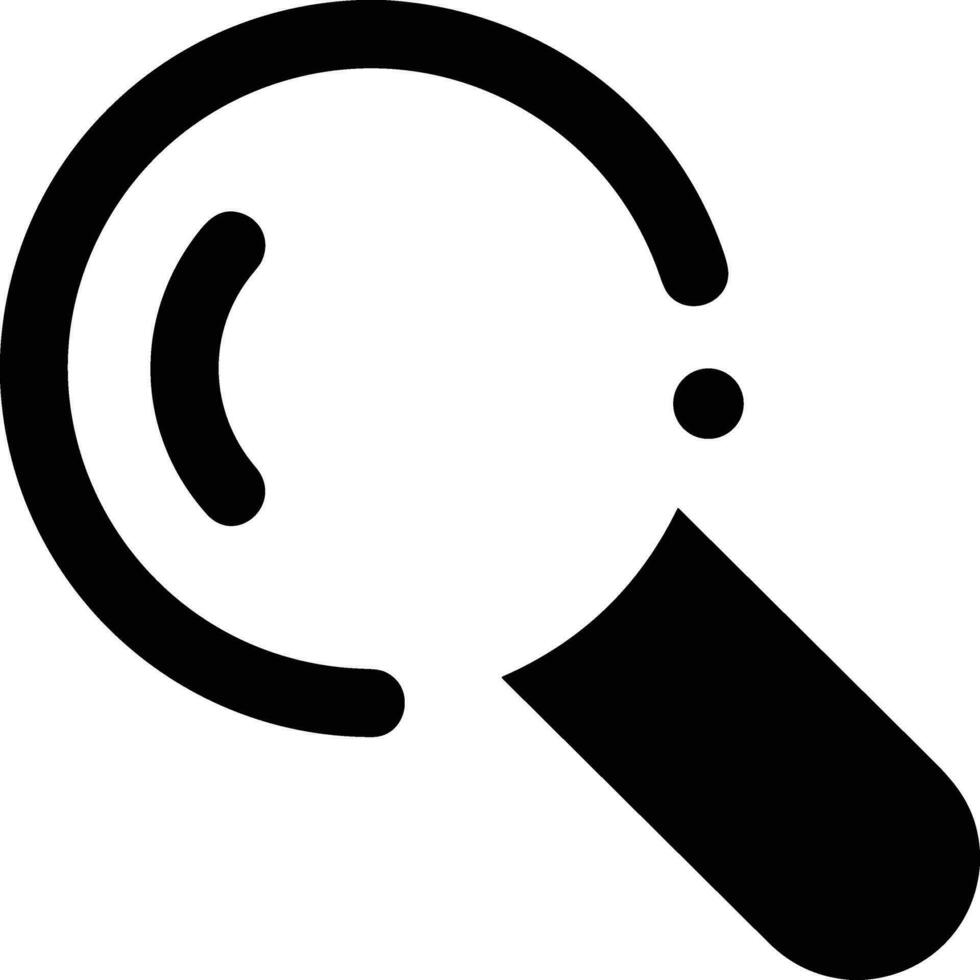 Zoom find icon symbol image vector. Illustration of the search lens design image vector