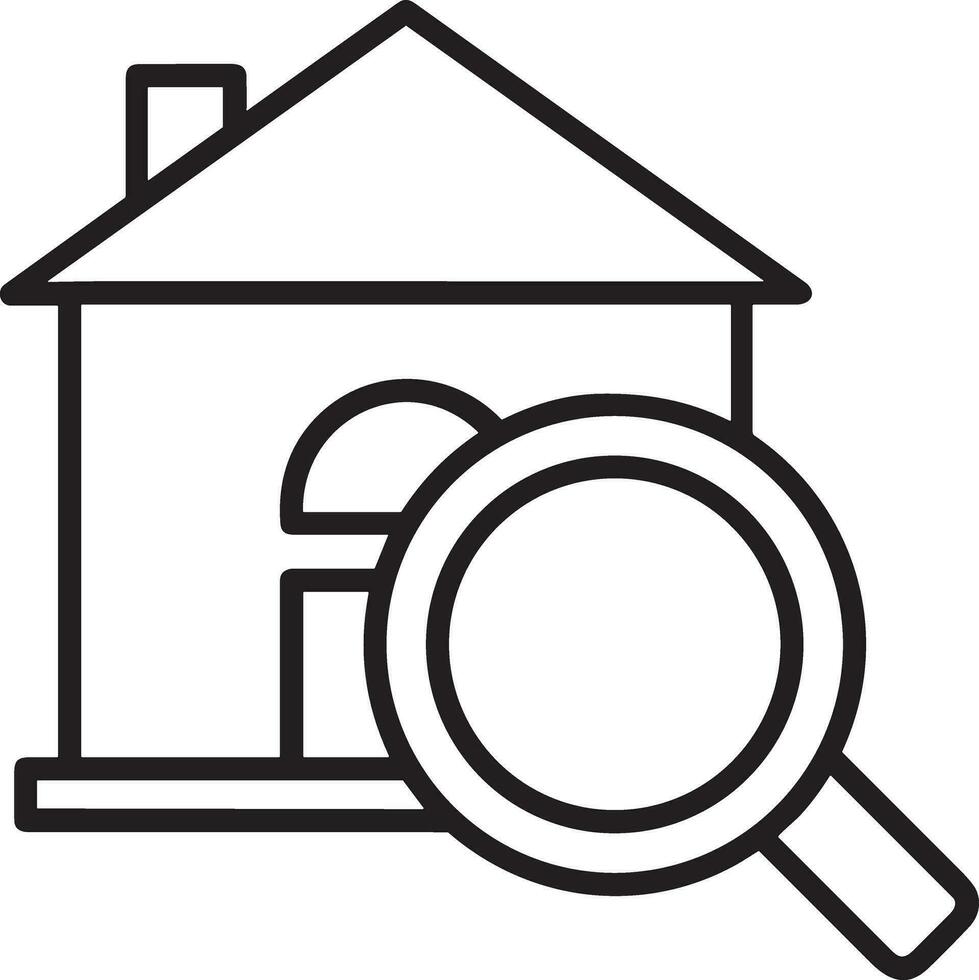 Zoom find icon symbol image vector. Illustration of the search lens design image vector