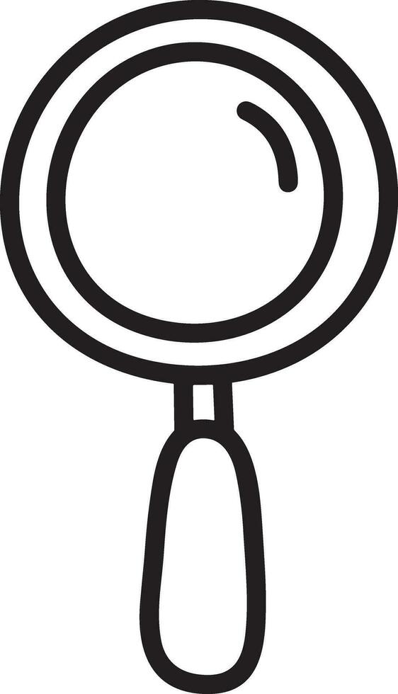 Zoom find icon symbol image vector. Illustration of the search lens design image vector