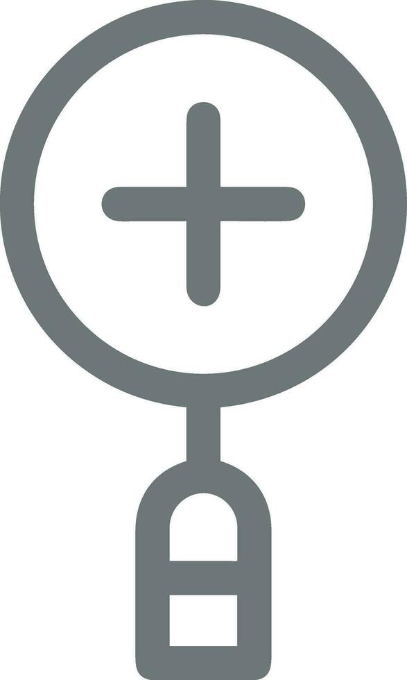 Zoom find icon symbol image vector. Illustration of the search lens design image vector
