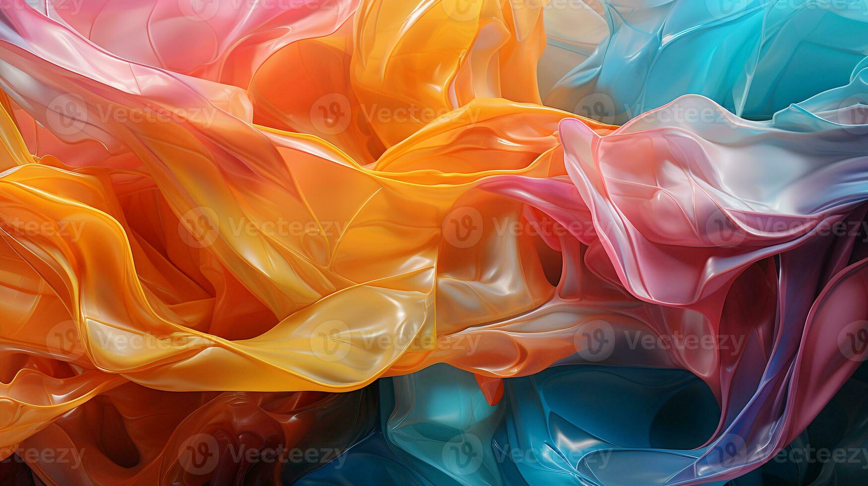 colorful plastic background ai photo