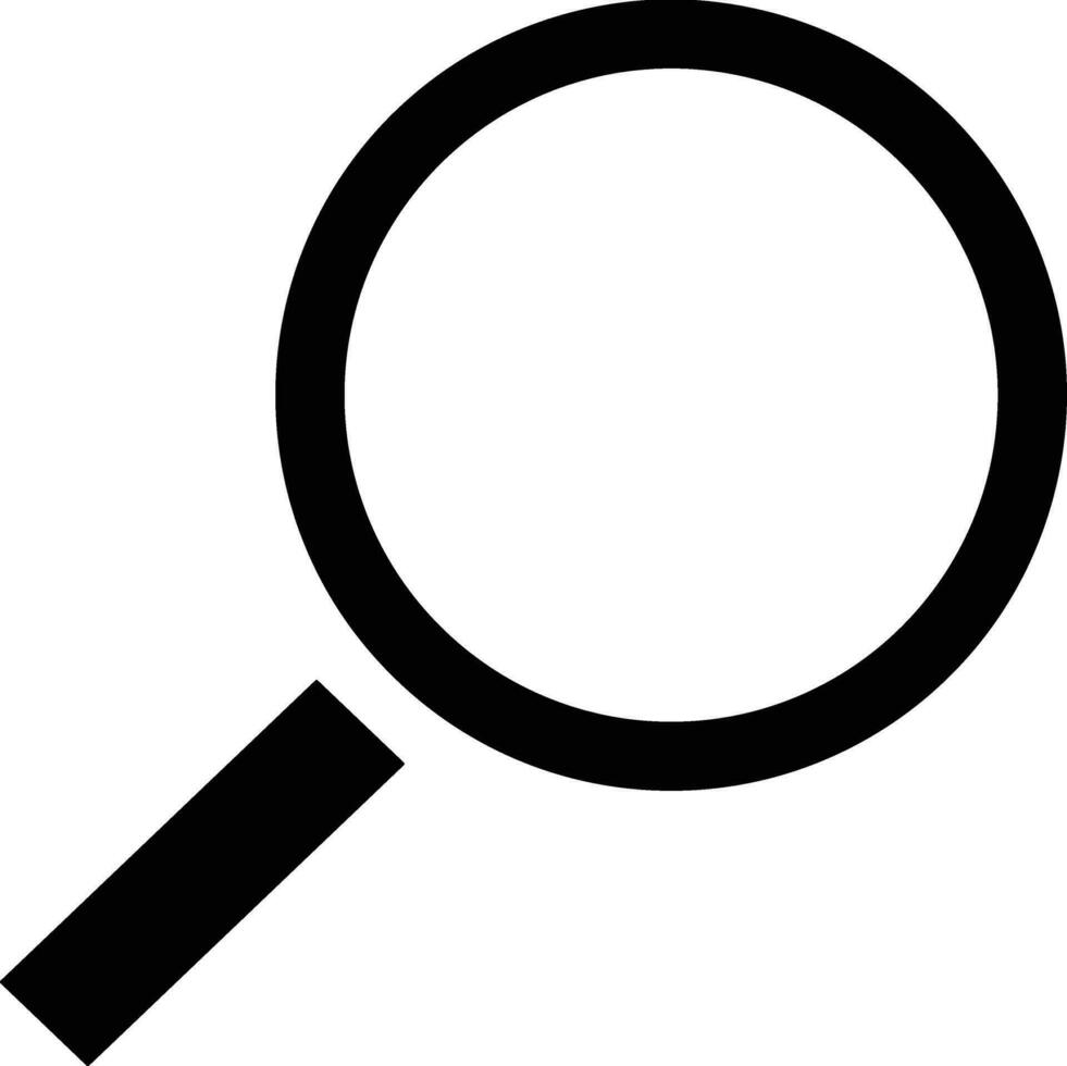 Zoom find icon symbol image vector. Illustration of the search lens design image vector