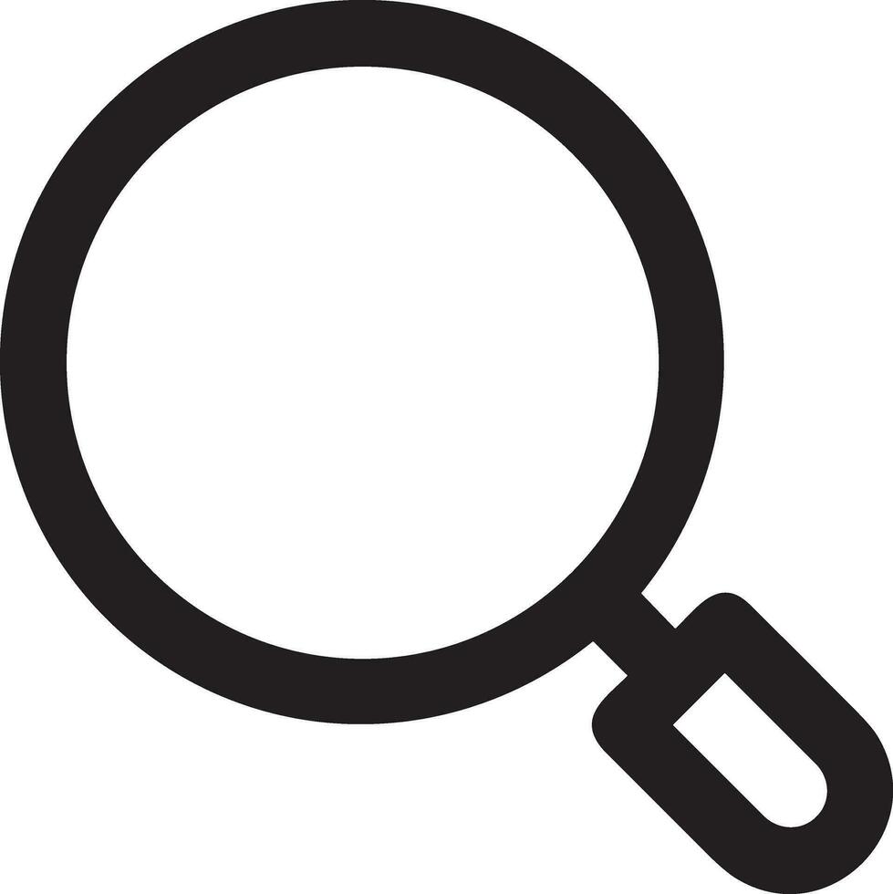 Zoom find icon symbol image vector. Illustration of the search lens design image vector