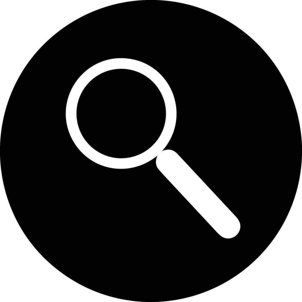 Zoom find icon symbol image vector. Illustration of the search lens design image vector