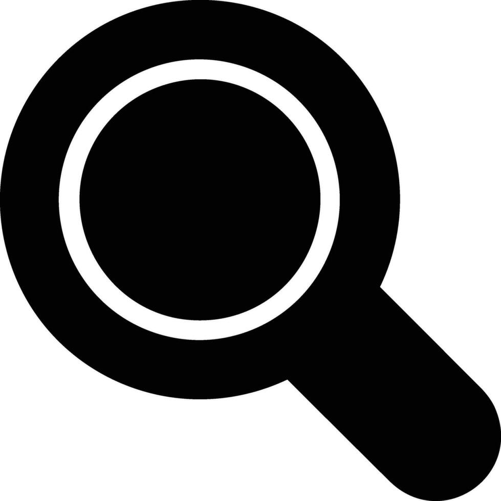 Zoom find icon symbol image vector. Illustration of the search lens design image vector