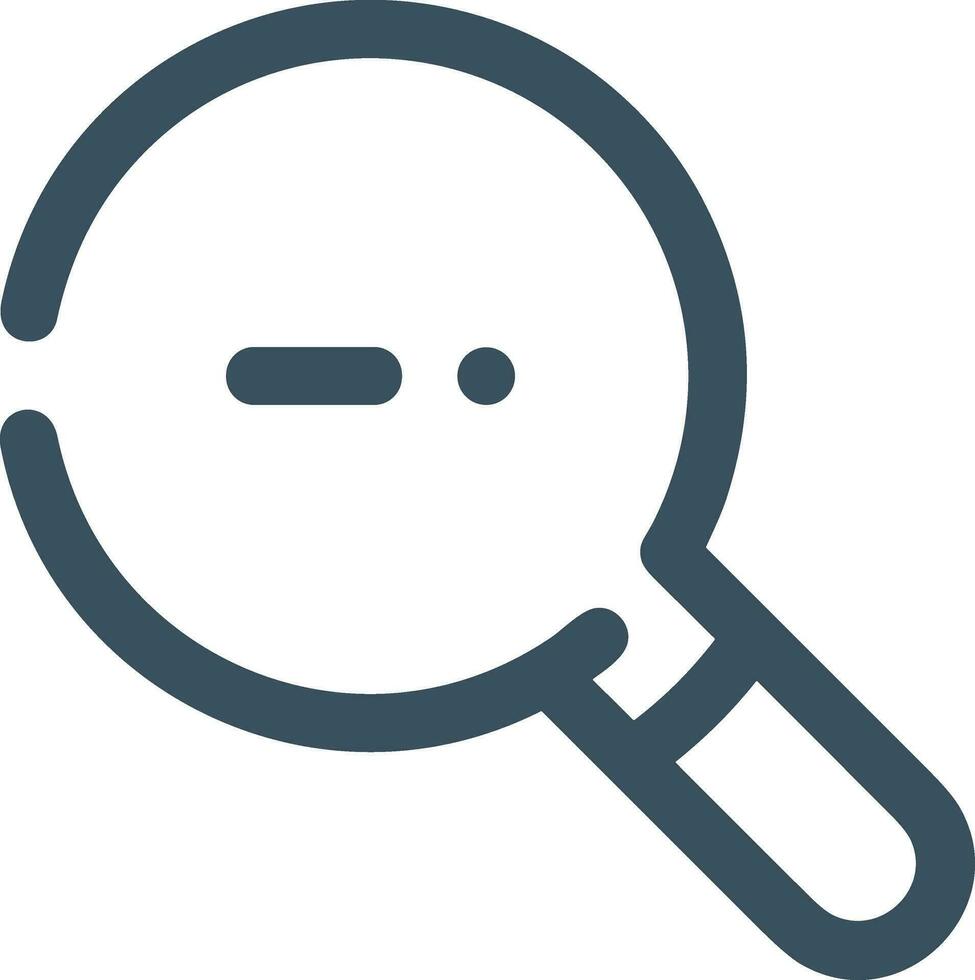 Zoom find icon symbol image vector. Illustration of the search lens design image vector