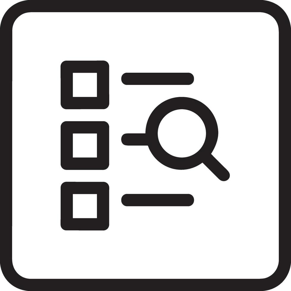 Zoom find icon symbol image vector. Illustration of the search lens design image vector