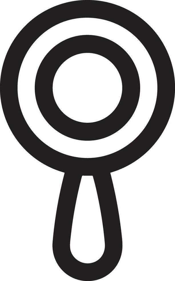 Zoom find icon symbol image vector. Illustration of the search lens design image vector