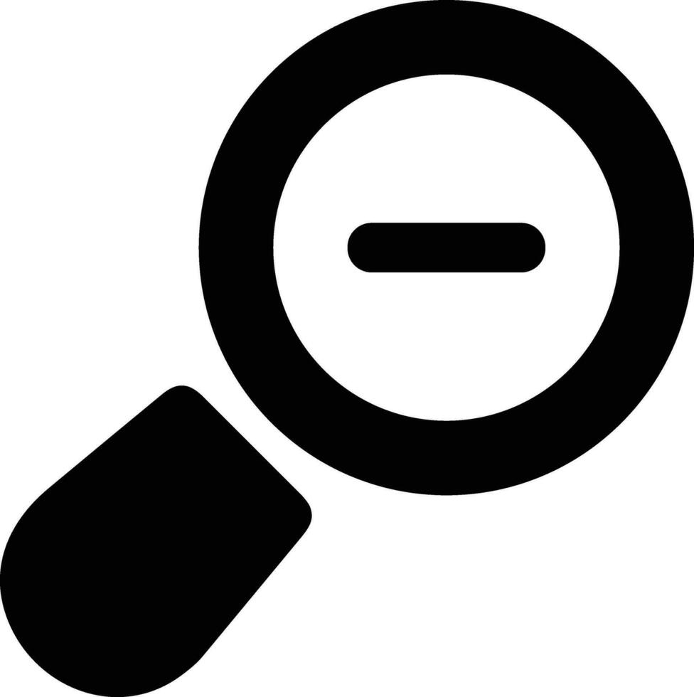 Zoom find icon symbol image vector. Illustration of the search lens design image vector