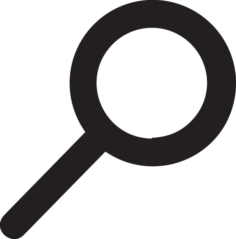 Zoom find icon symbol image vector. Illustration of the search lens design image vector