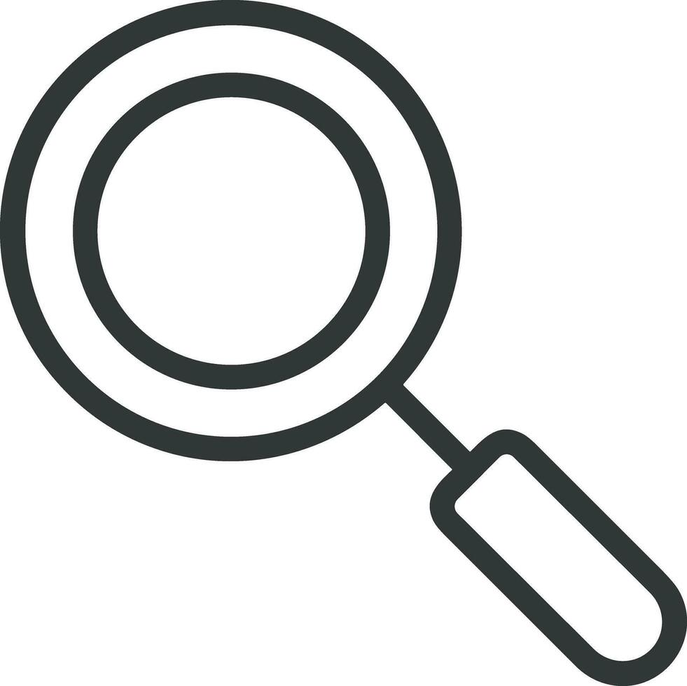 Zoom find icon symbol image vector. Illustration of the search lens design image vector
