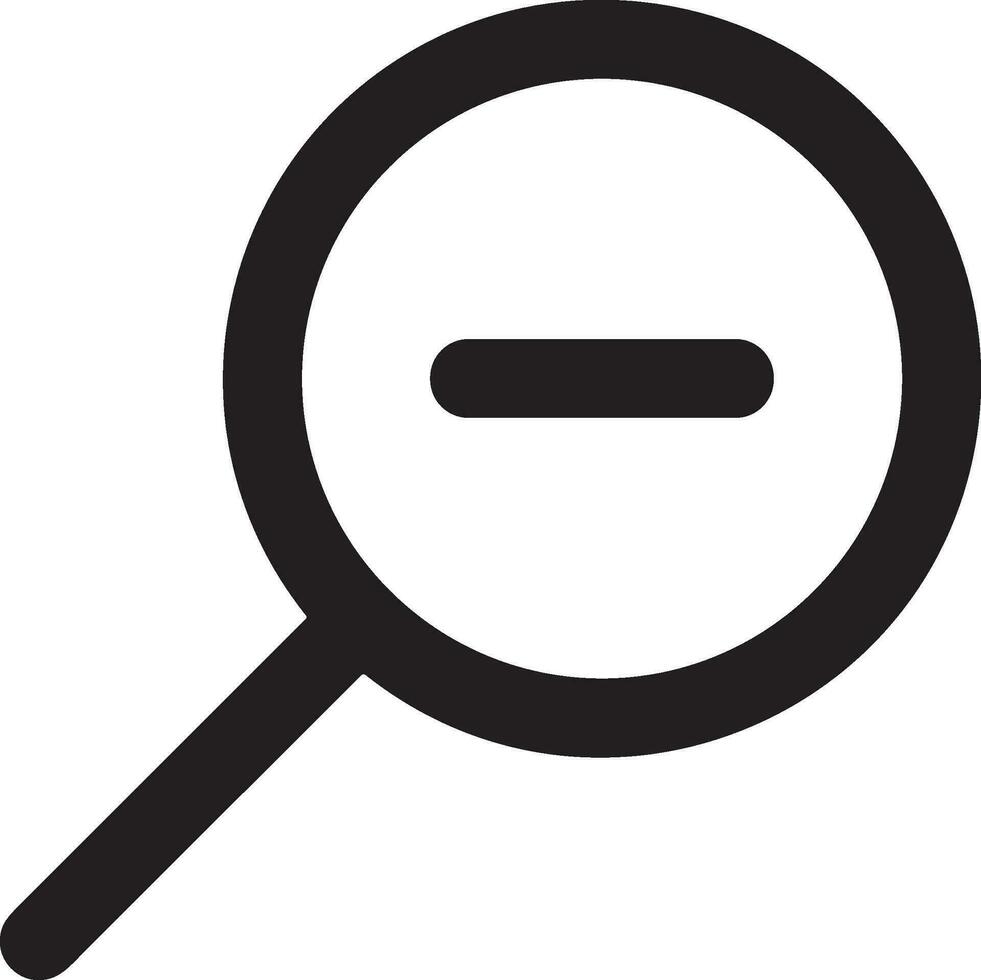 Zoom find icon symbol image vector. Illustration of the search lens design image vector