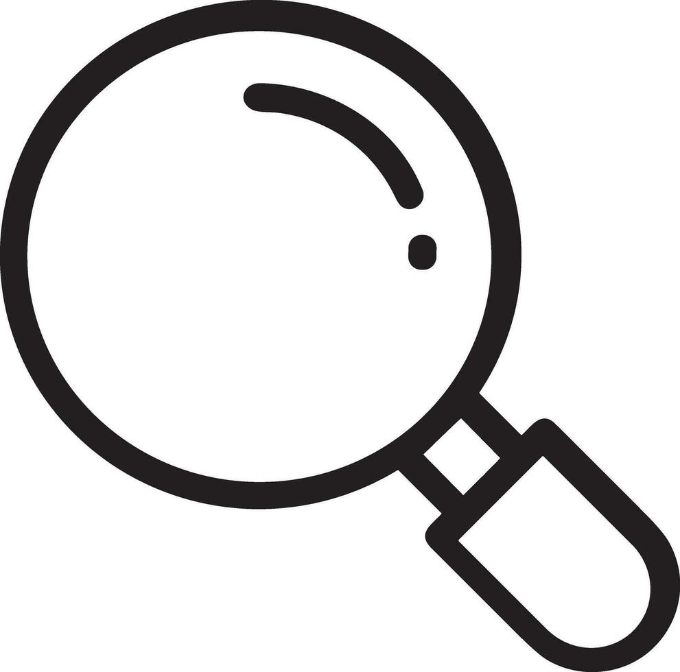 Zoom find icon symbol image vector. Illustration of the search lens design image vector