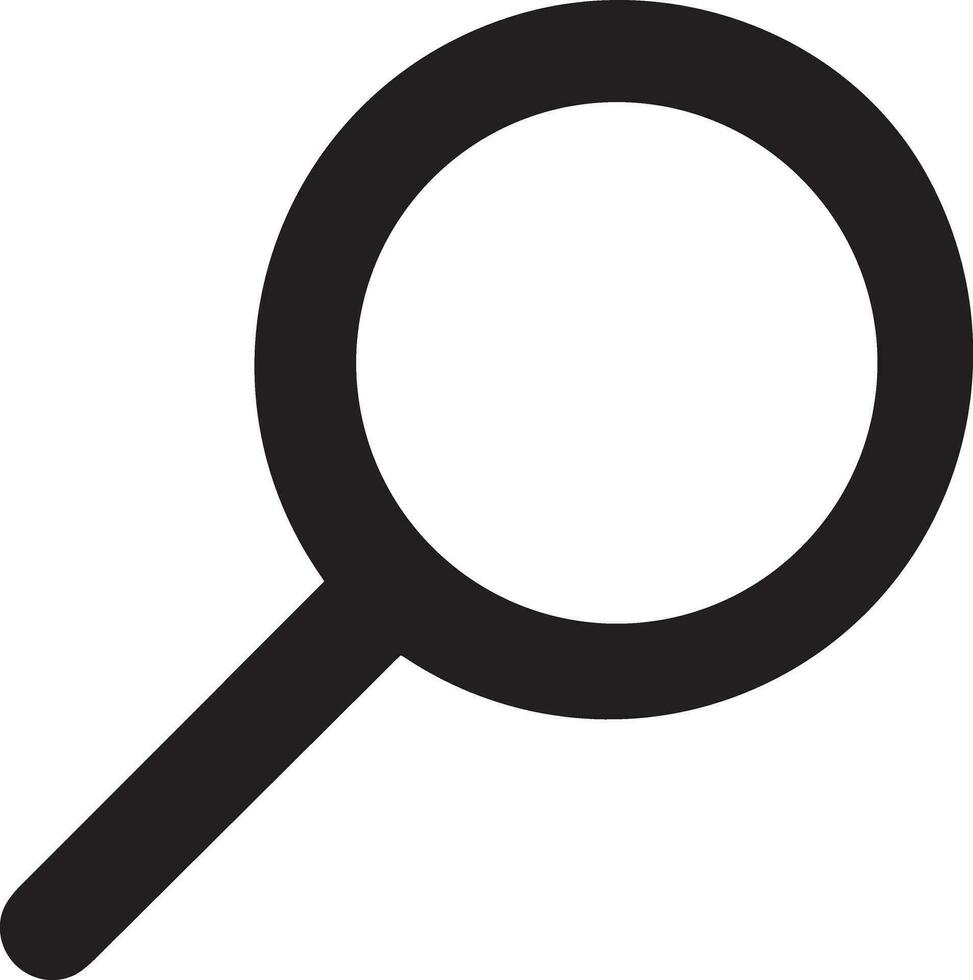 Zoom find icon symbol image vector. Illustration of the search lens design image vector