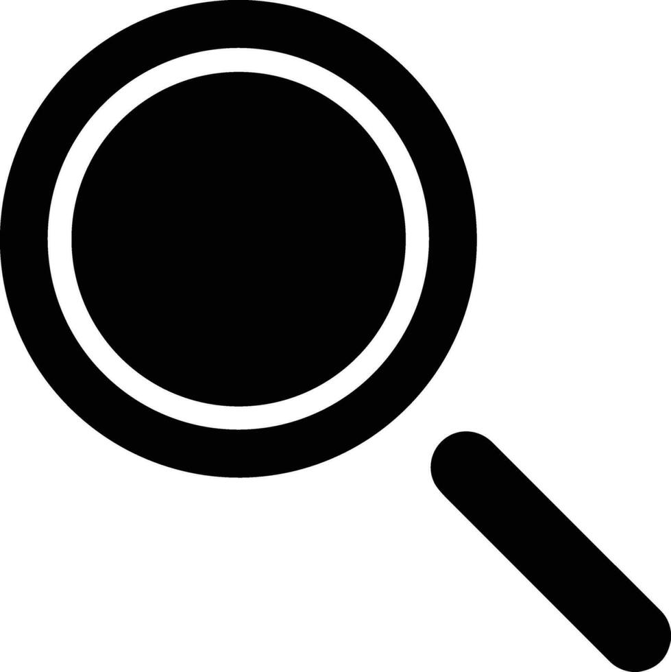 Zoom find icon symbol image vector. Illustration of the search lens design image vector