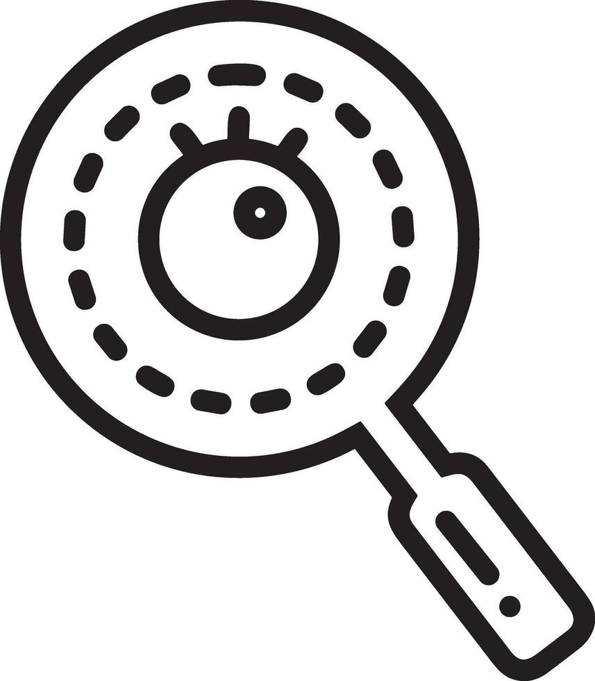 Zoom find icon symbol image vector. Illustration of the search lens design image vector