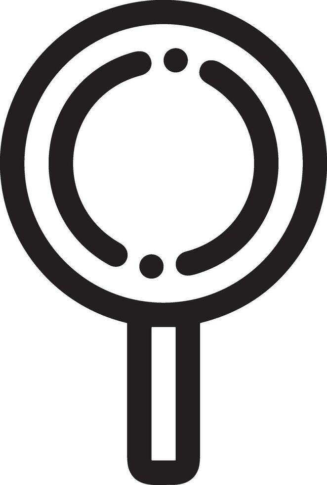 Zoom find icon symbol image vector. Illustration of the search lens design image vector