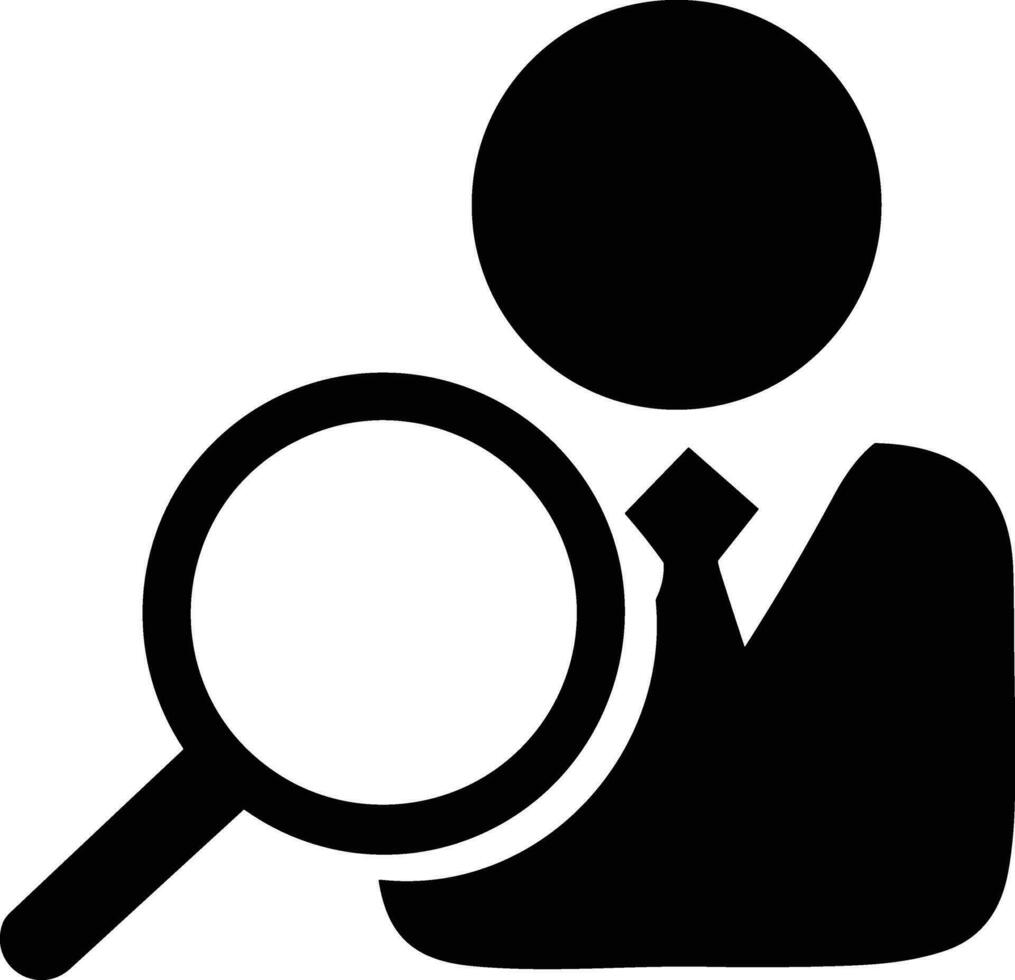 Zoom find icon symbol image vector. Illustration of the search lens design image vector
