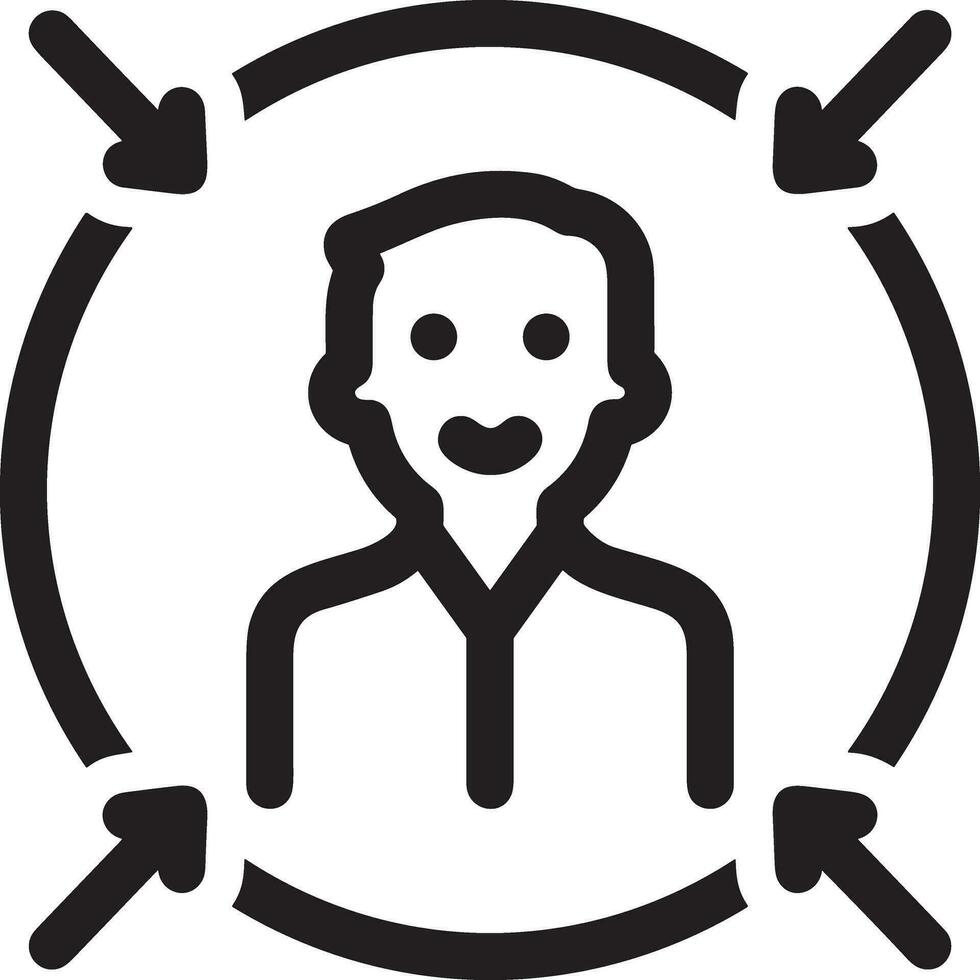 Zoom find icon symbol image vector. Illustration of the search lens design image vector