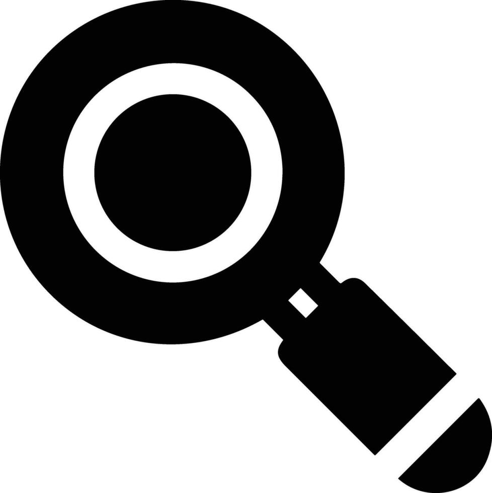 Zoom find icon symbol image vector. Illustration of the search lens design image vector