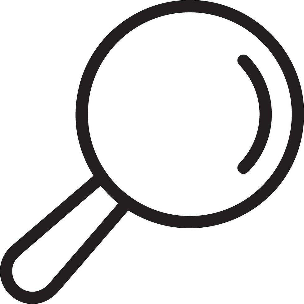 Zoom find icon symbol image vector. Illustration of the search lens design image vector