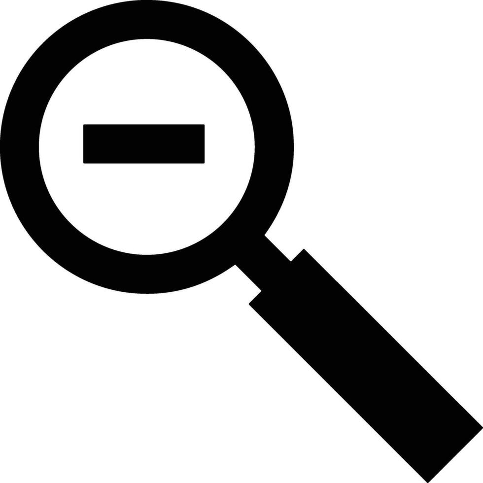 Zoom find icon symbol image vector. Illustration of the search lens design image vector