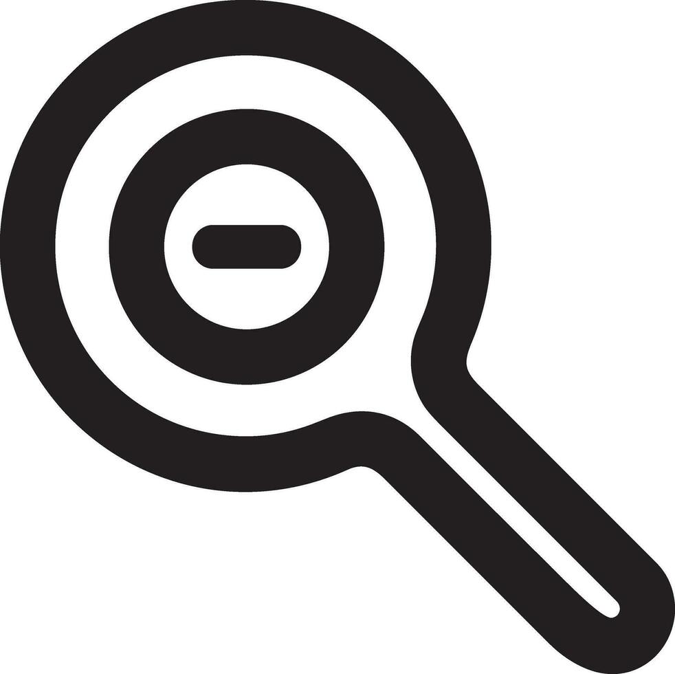 Zoom find icon symbol image vector. Illustration of the search lens design image vector