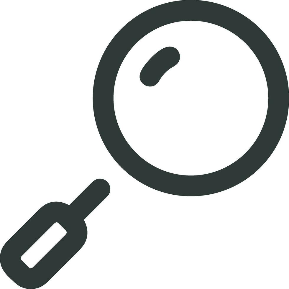 Zoom find icon symbol image vector. Illustration of the search lens design image vector