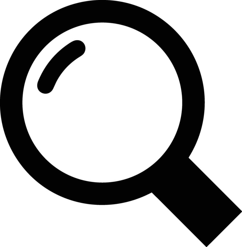 Zoom find icon symbol image vector. Illustration of the search lens design image vector