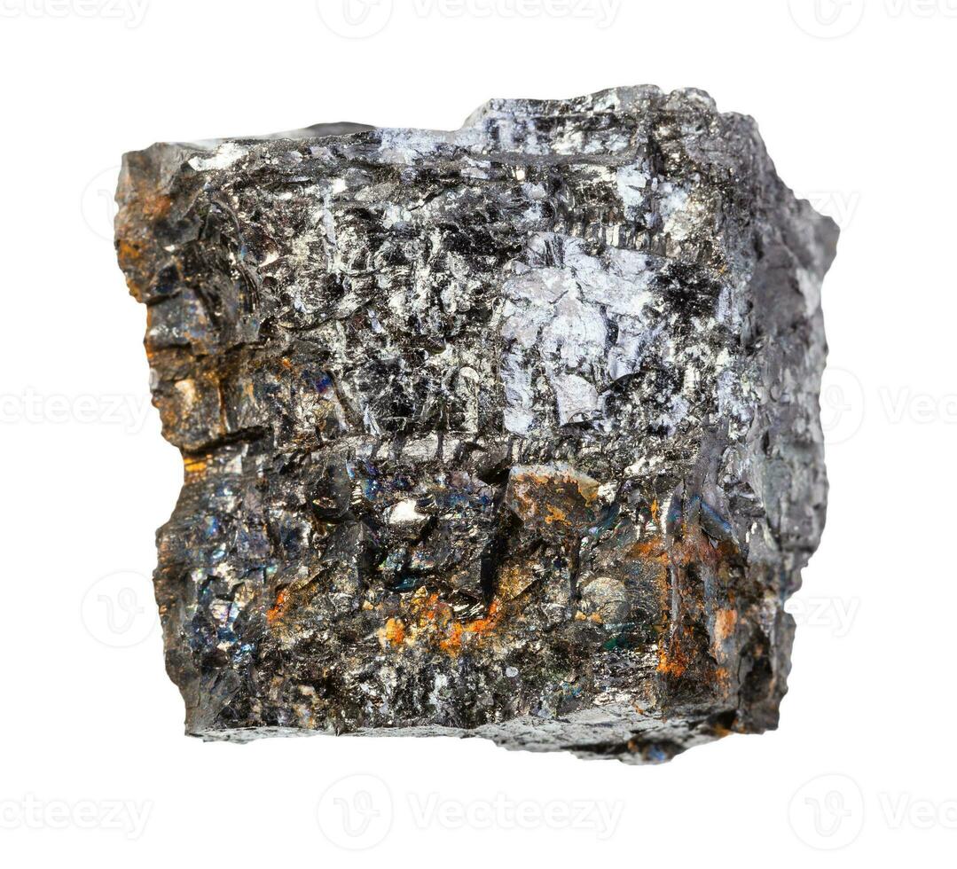 piece of Bituminous coal black coal rock photo