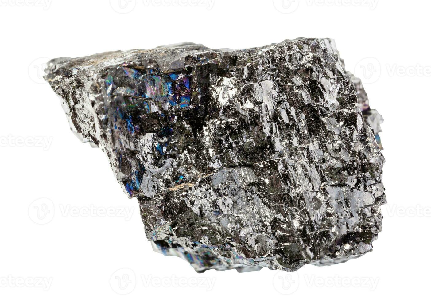 unpolished Bituminous coal black coal rock photo