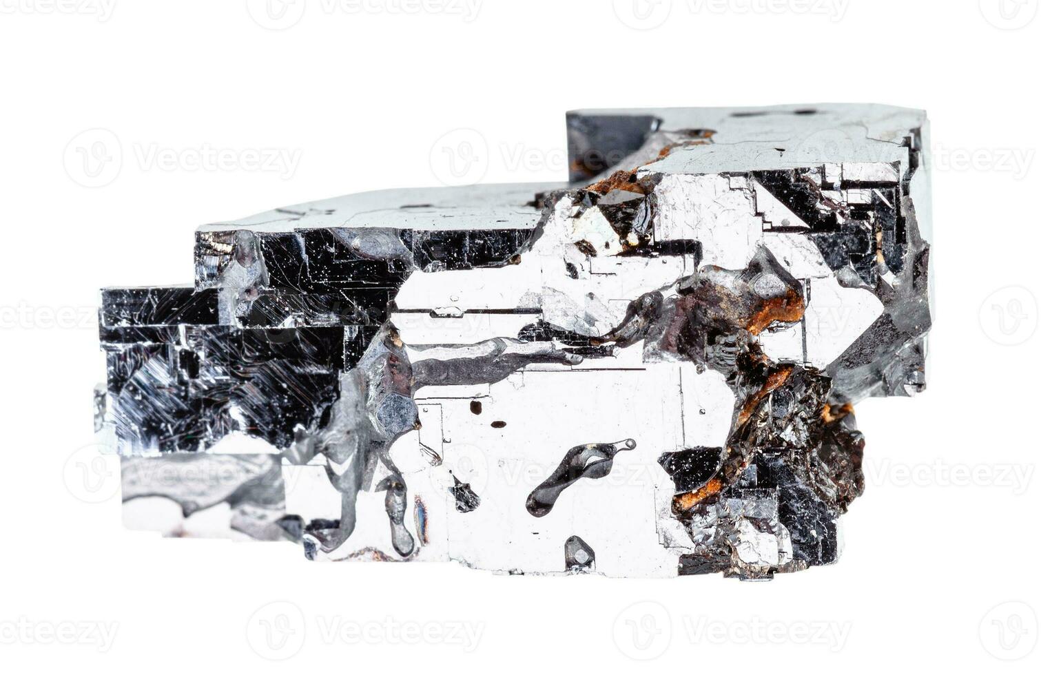 rough crystalline Galena Galenite, lead glance photo